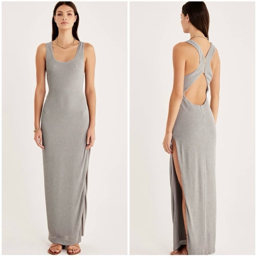Elegant Blue Maxi Dress